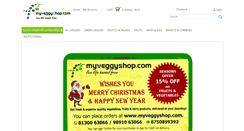 Desktop Screenshot of myveggyshop.com